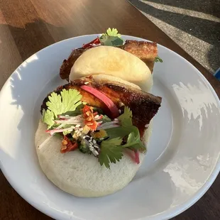 Pork belly bao buns