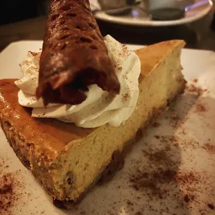 Pumpkin cheesecake