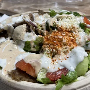 Beef / Lamb Gyro Bowl
