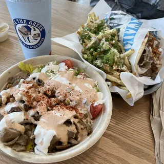 Beef/Lamb Gyro Pita Combo