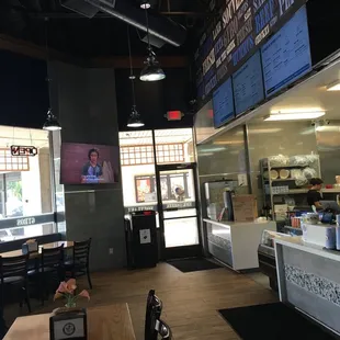 the interior of a restaurant