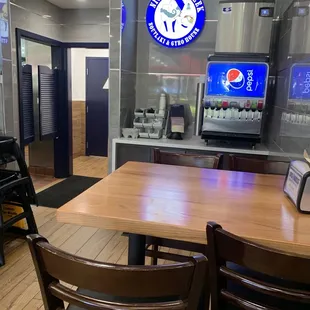 interior, sushi and sashimi