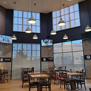 Inside restaurant