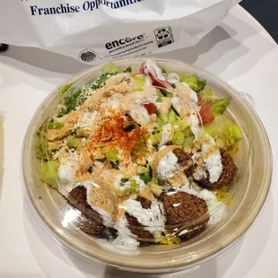Falafel bowl - yum