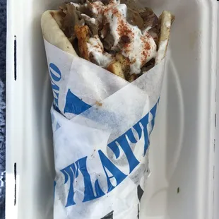 Beef Beef and Lamb Gyro Pita