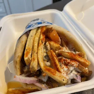 Pork Belly Gyro Pita
