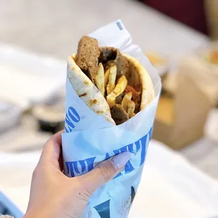 Beef and Lamb Gyro Pita ($13.50)