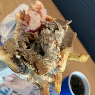 Beef and Lamb Gyro Pita