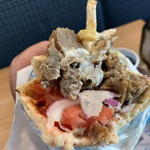 Beef and Lamb Gyro Pita