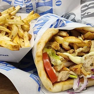 Chicken Gyro Pita Combo