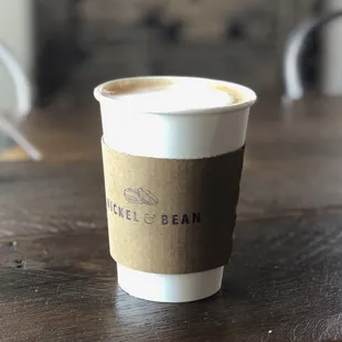 Latte with coconut milk