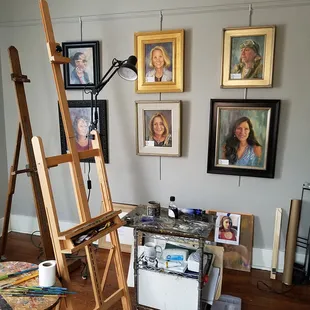 artist studio - portraits