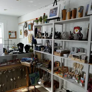 store area and ceramics