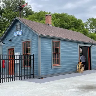 Opening day of Hobbs Station in June 2022