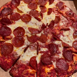 Pepperoni pizza