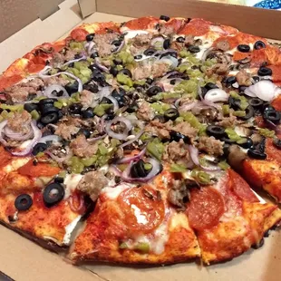 Thin crust action.