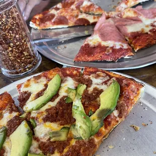pizza, food