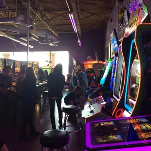 Galaga and Pacman are only a nickel to play, so are many others.