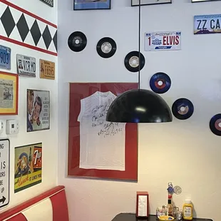 I loved seeing 45s, even though younger customers might not know what they are.