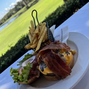 Build your own burger or sandwich