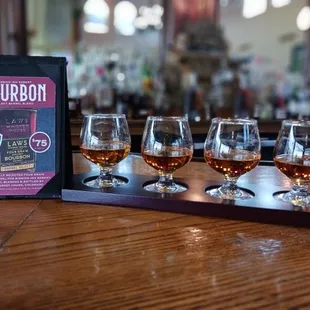New serving Bourbon Flights.