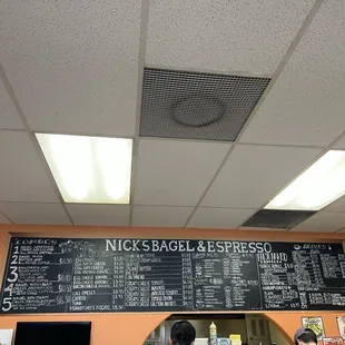 Menu as of sept 2024