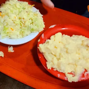 Coleslaw and Potato Salad