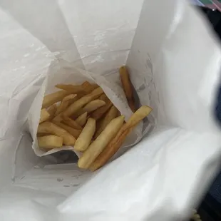 And less than I usually get.