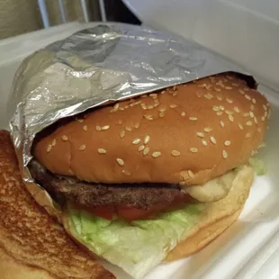 Mushroom Swiss Burger