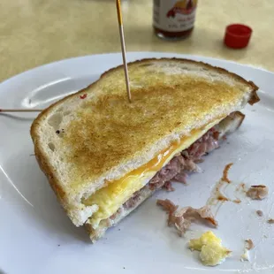 Nicks breakfast sandwich.