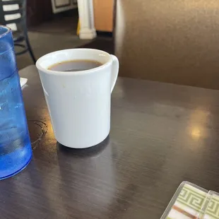 a cup of coffee