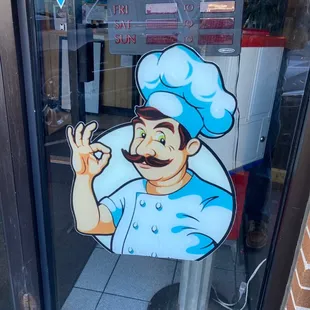a cartoon chef