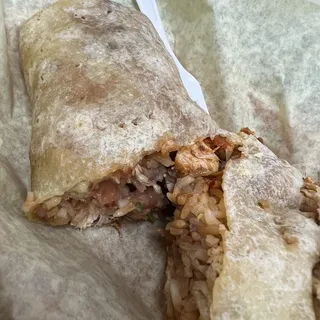 Pollo Picado Burrito