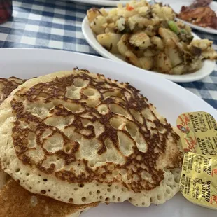 2 Pancakes Home Fries