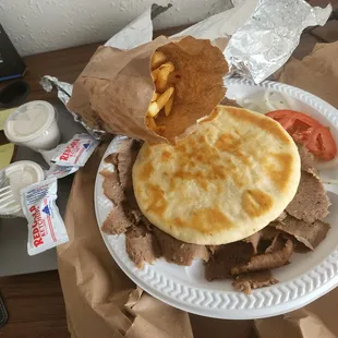 Gyro platter