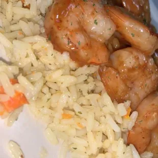 shrimp and rice