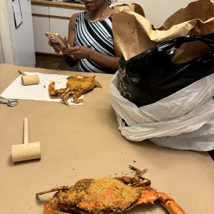 Nick's crabs are the bomb diggity!!