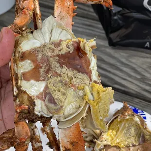 This Californian really enjoyed the crabs at Nick's