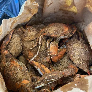 Delicious crabs from Nick's