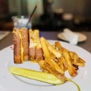 Crab Grilled Cheese with Chesapeake fires