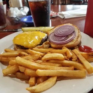 Berger and fries