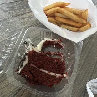 Red Velvet Cake French Fries