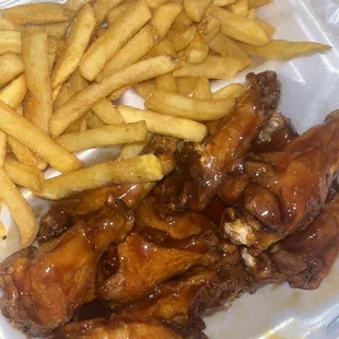 Teriyaki 6. 10 Wings and Fries