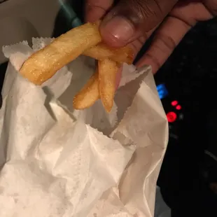 Fries from my shrimp gyro combo