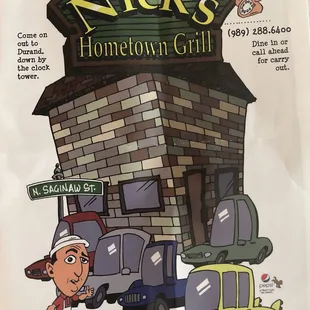 a picture of nick&apos;s hometown grill