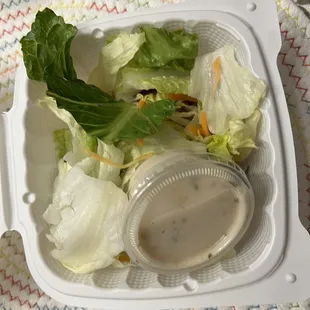 Small salad side