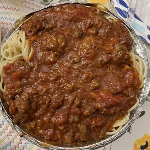 Spaghetti with Meat sauce