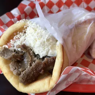 Gyro Of The Gods with feta