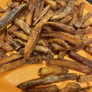 Burnt and bitter French Fries