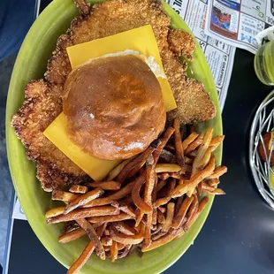 Full Breaded Tenderloin and fries